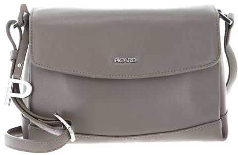Picard Leder Schultertasche Umhängetasche Really Shoulder Bag Gravel taupe