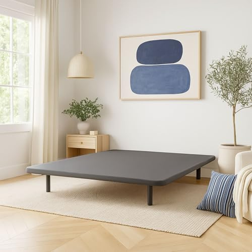 Cache-sommier 160x200 Anthracite Jersey pour Cadre à Lattes