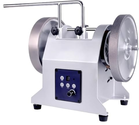 Electric Knife Sharpener - Double Grinding Wheel with Water-Cooling System, Two-Way Dry/Wet Sharpener for Household Use