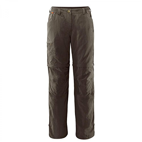 VAUDE Damen Hose Women's Farley Zip-Off Pants IV, abzippbare Wanderhose, tarn, 48, 038735510480