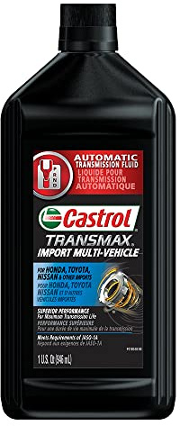 Castrol Transmax Import Multi-Vehicle Automatic Transmission Fluid, 1 Quart