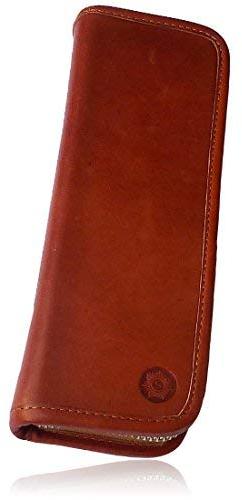 SONNENLEDER - hochwertiges Schreibetui LENZ Farbe: Natur *Echtes Leder*