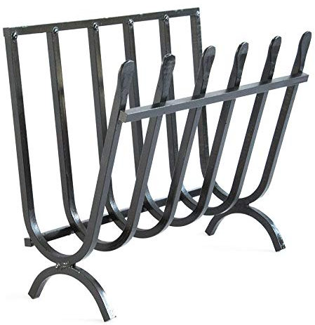 Cuna quemadora de leña 40 cm de hierro forjado para chimenea