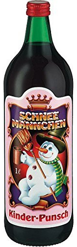 6 Flaschen Schnee Männchen Kinder Punsch Kinderpunsch, Glas, a 1000ml Alkoholfrei