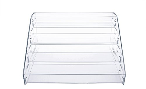 AIMEILI 4 Etages Clair Présentoir Organisateur Support en Acrylique Pour Vernis à Ongles