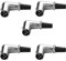 SIENOC 90 Grad XLR 3 pin Mikrofon Lautsprecher Stecker rechtwinklig Adapter Verbindungs (5 Stück)