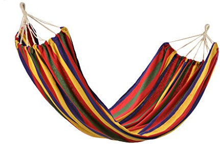 Hängematte 200x150 inkl. Tasche Schaukel Hammock Stabhängematte Liegematte Hängestuhl Hängesessel Hängesitz