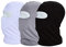 MAYOUTH Sturmhaube Balaclava UV Schutz Gesichtsmasken für Radfahren Outdoor Sports Vollgesichtsmaske Breath, Schwarz + Weiß + Grau, M