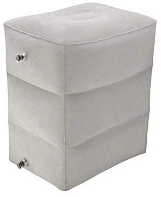 Tzsunrise Repose-pieds gonflable de voyage pour enfants, adultes en voiture, avion, train, gris (Gris) - FNF13597AKZ559XNX3K3