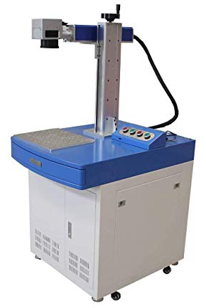 TEN-HIGH Fiber Laser Graviermaschine für Metall 20W Laser Markiermaschine Marking Machine, Cabinet Typ, MEHRWEG