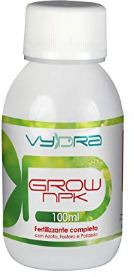 Vydra Grow Npk Fertilizzante Liquido Completo Acquario Piante AQUASCAPING (100ml)