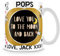 Personalised Father Day Themed Pops I Love You to The Moon and Back 11 oz Mug-Birthday-Christmas_Valentines Custom Gift Idea.