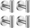 KES Ganci Asciugamano Bagno Appendiabiti 4 Gancio Parete Acciaio Inossidabile SUS304 Appendini Porta Spazzolato, A2164-2-P4