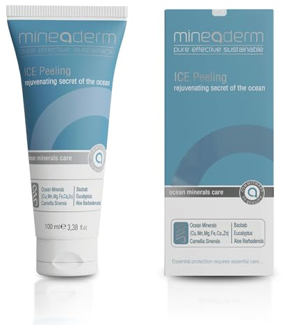 Mineaderm Ice Peeling – Rejuvenating Secret of the Ocean – Erfrischendes Peeling-Gel mit Meeresmineralien, Aloe Vera & Bambus – Für glatte, strahlende Haut – 100 ml