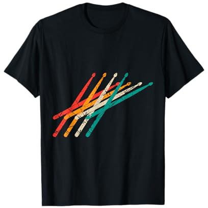 Schlagzeuger Sticks Drum Stick Musik Schlagzeug T-Shirt