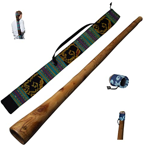 Australian Treasures - DIDGERIDOO: Mahagoni PRO-Serie 147cm inklusive I-kat Tasche und Mundstückschutz