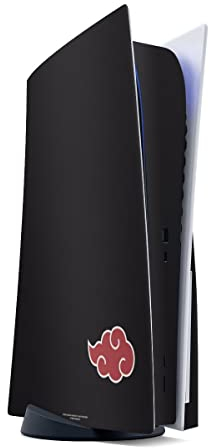 DeinDesign Autocollant Compatible avec Sony Playstation 5 Disc Edition Sticker Film Autocollant Akatsuki Naruto Shippuden Produit sous Licence Officielle