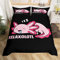 Salamander Bettbezug für Kleinkinder süßer Axolotl Bettwäscheset Rosa Mädchen Kinder Salamander Bettwäsche-Set 135x200 Kawaii Ozean Meereslebewesen Bettbezug für Bett Jungen Reptilien Tier Bettwäsche