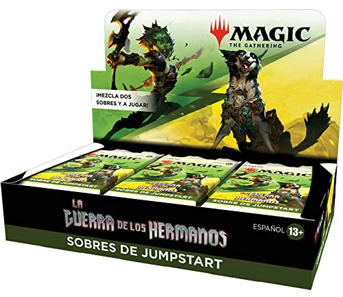 Magic: The Gathering Jumpstart The War of The Brothers, 18 Umschläge (spanische Version)