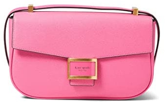 Kate Spade New York Katy Textured Leather Medium Convertible Shoulder Bag Energy Pink One Size, Energy Rose