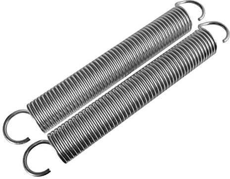 2x Garagentorfedern 435x63x8mm Garagentor Garage Zugfeder Paar Ersatz Feder Universal | 9 Größen zur Auswahl