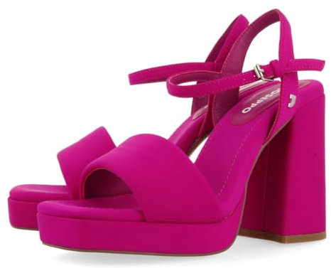 GIOSEPPO Sandalias Fucsia DE TACÓN Alto con Tira Acolchada para Mujer Denton