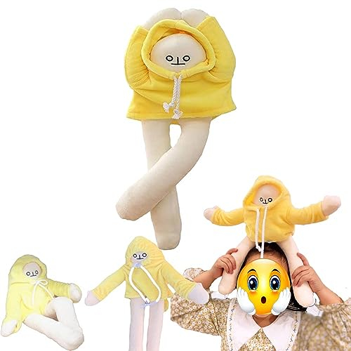 iNelihoo Muñeca de plátano de peluche de 15 pulgadas, juguete de plátano, muñeca de trapo con imán, divertido muñeco de hombre, juguete de descompresión, juguete de descompresión, regalo de cumpleaños