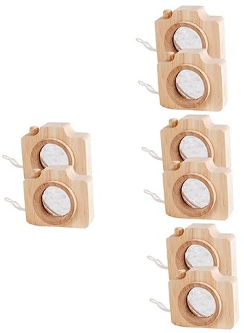 ibasenice 8 STK Kinderkaleidoskop Farbsortierspielzeug Aus Feinmotorik-Spielzeug Für Kleinkinder Pädagogische Kaleidoskope Für Kinder Retro-Spielzeug Hölzern Puzzle Kameraobjektiv Baby