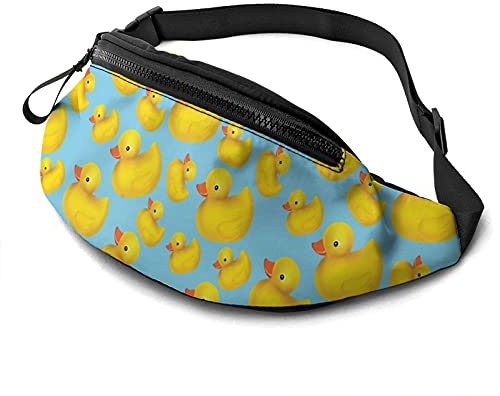 Niedliche Enten-Bauchtasche für Damen und Herren, lässige Gürteltasche, Crossbody-Bauchtasche mit verstellbarem Riemen für Outdoor, Laufen, Wandern, Niedliche Ente, Einheitsgröße, modisch