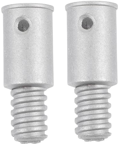 PartyKindom 2st Adapter-teleskopstange Spitze Für Austausch Der Gewindespitze Griffspitzen Mit Gewinde Reparatur Von Gewindespitzen Verbinder Ende des Moppstiels Metall Gefrostet Besenstiel
