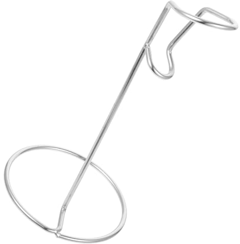 KICHOUSE Support De Batteur à Œufs En Acier Inoxydable Support Polyvalent Argenté Facile à Nettoyer Cuisine Accessoire Pratique