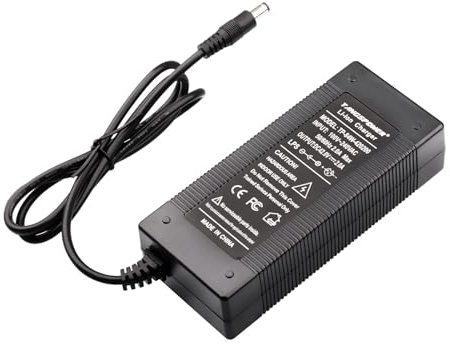 TANGSPOWER ladegerät 36v ebike 42 V 2 A Ladegerät für Elektro Scooter 36 V 2A Batterieladegerät Ausgang Ladegerät Eingang 100-240 VAC Lithium Li-Ion Li-Poly-Ladegerät für 10 Series 36 V Electric Bike