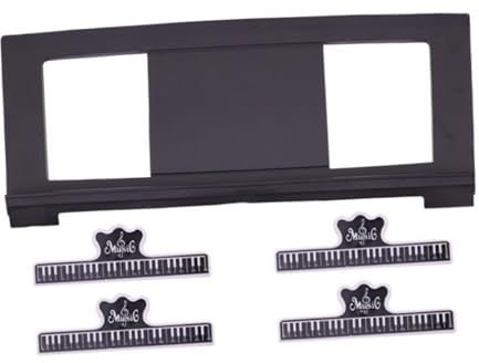 Dickly Keyboard-Notenständer, leichter Lesebuchständer, Notenbuchständer, tragbarer Buchseitenhalter für Musikliebhaber und Anfänger