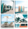 HPNIUB Strand-Badezimmer Wandbilder Moderne Dekorationsbilder mit Meeresmotiven, Badezimmer-Accessoires mit Muschel- und Seestern-Design,Badezimmer Bilder Bad Deko Set aus 4 Bildern (je 40x40 cm)