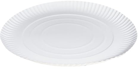 SWS 250 Pappteller rund REC Ø 29 cm tief weiß, umweltfreundliche Einwegteller