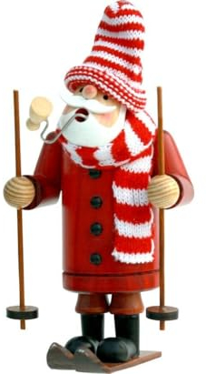 Generisch Räuchermännchen Skifahrer