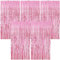 Torytoe Lametta Vorhänge Rosa, 5 Stück Metallische Glitzervorhang Geburtstag 1x2M Folie Vorhang Glitzer Tinsel Curtains Folienfransen Vorhang für Geburtstage Festivals Hochzeit Party Bühnendekor