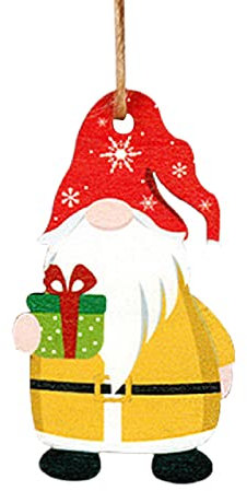 AKTOUR Karabiner Mit Seil Weihnachtsmann, Schneemann, dekorativ für Weihnachtsbaum, Haustür, Stuhl, Wanddekoration Hängekorb Obst Etagen (C, One Size)