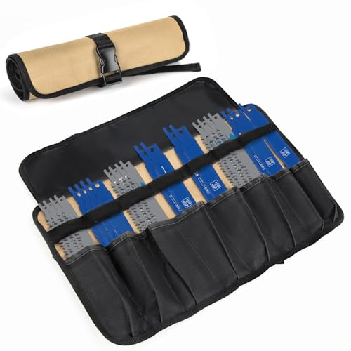 Unmake Sawzall Blade Holder - Saw Blade Storage Case for Reciprocating, Jigsaw & Wood Pruning Blades - Compact & Lightweight for DIY, Contractors & Professionals (Only Case)