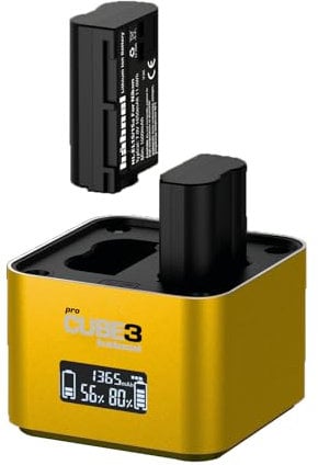 Hähnel - ProCube3 - For Nikon - DSLR Duo Charger - Faster Charging - USB Type-C input