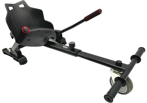 BE COOL Sitting Bull Kart-Aufsatz für Hoverboards – Universeller Hoverboard Sitz, Einstellbare Länge 68-90 cm, Belastbar bis 100 kg, Kompatibel mit 6,5 & 8,5 Hoverboards, Hoverkart