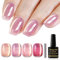Shining She Cat Eyes Ongles Semi Permanent, 4 Couleurs Nude Rose Rosa Moonlight Crystal MagnéTique Semi-Permanent, Jelly Glass Vernis à Ongles Soak Off UV/LED pour Salon Diy Home, 8 ML