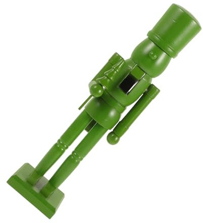 Supvox Nussknacker-verzierung Ornamente Dekorationen Anzeige Figur Enthalten Tisch Drinnen Weihnachtsdekoration Weihnachtsbedarf Weihnachten Desktop-nussknacker- Klein Hölzern Green
