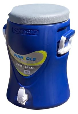 Pinnacle Bidones para Agua – Bidon Agua con Grifo y Dispensador de Agua – Ultra Resistente, con Aislante PU Ideal para Eventos Deportivos y Competiciones (20 litros)