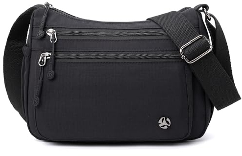 Pealwel Umhängetasche für Damen mit Handytasche, Women's Shoulder Bag Crossbody bags - Wasserdichte Alltagstasche als praktische Schultertasche
