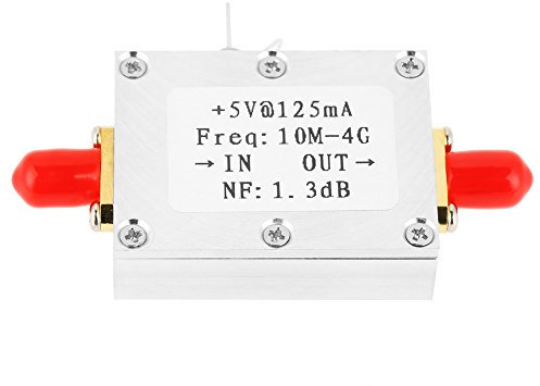 Telituny Breitband 0,01–4 GHz 21 dB LNA Low Noise Verstärker High Gain RF Verstärker Modul, Ultra-Linear +22dBm P1dB, 50Ω Impedanz für Ham Radio, Signalverstärkung