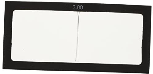 GALPADA Schweißhelm Vergrößerungslinse 3.0 Dioptrien Klar Glas Abs Linsenabdeckung Schutzhelmzubehör Für Lichtbogenschweißen Und Plasmaschneiden