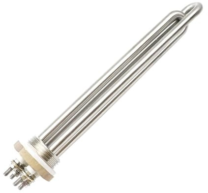 Vqxmhrpw Elektrische Hot Rod-Heizung, 48 V 2000 W Solarheizung Aus Edelstahl, DN25, Tauchrohrheizung, Elektrisches Wasserheizelement(Heater)