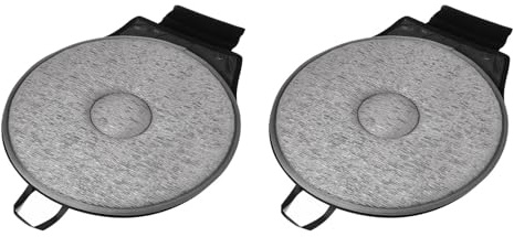 Cabilock Lot de 2 coussins de siège de voiture rotatifs à 360 degrés - Multifonction - Design ergonomique antidérapant - Gris