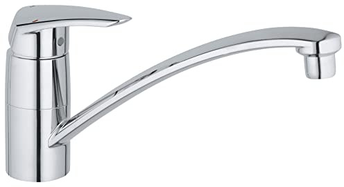 Grohe 33770001 Eurodisc Rubinetto Miscelatore Monocomando per Lavello, Cromo